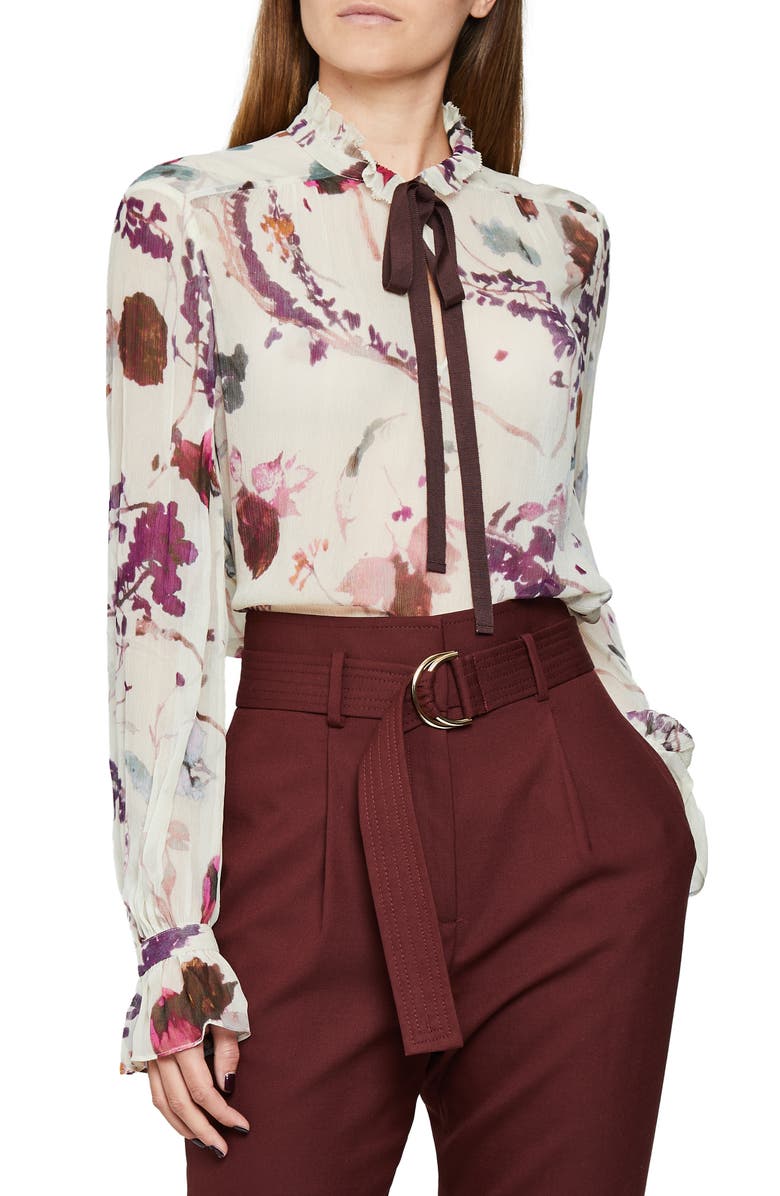 Reiss Rosa Romantic Floral Blouse Nordstrom