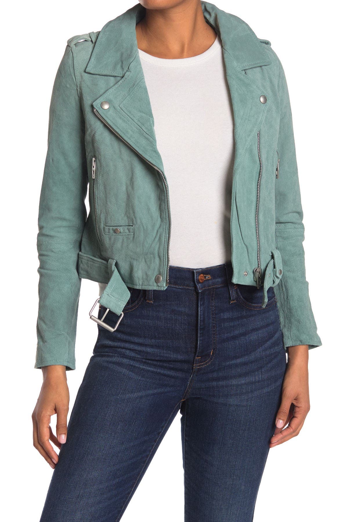 Blanknyc Morning Suede Moto Jacket 