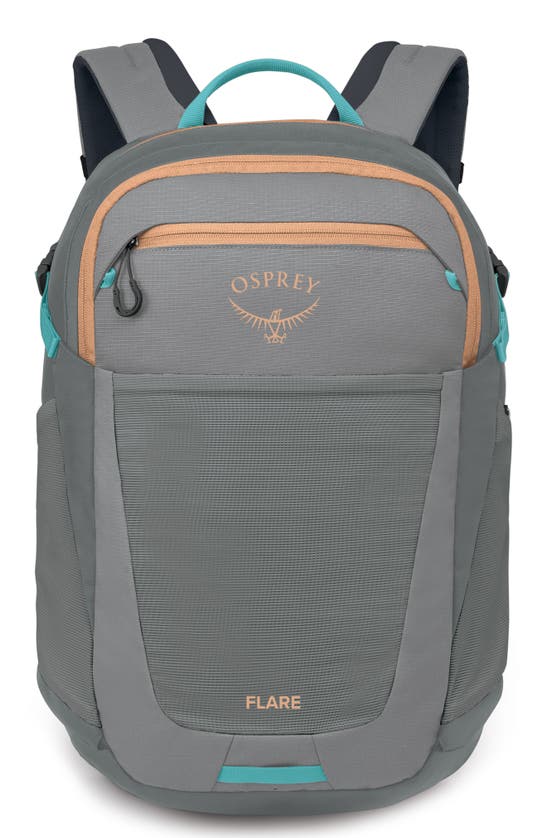 Shop Osprey Flare 27-liter Backpack In Medium Grey/ Coal Grey
