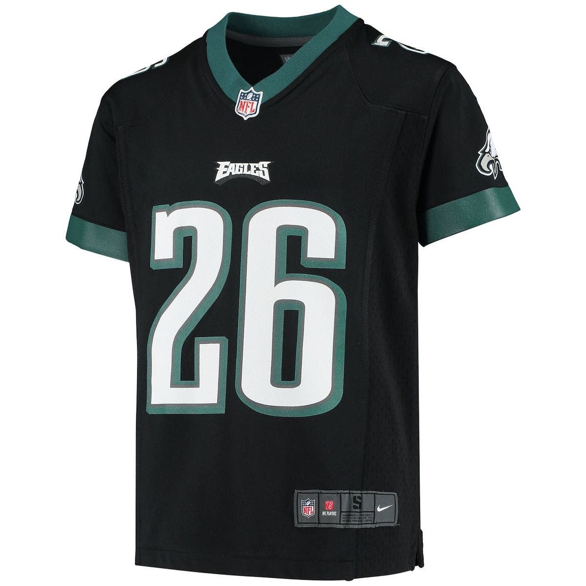 Nike Youth Nike Miles Sanders Black Philadelphia Eagles Game Jersey Nordstrom