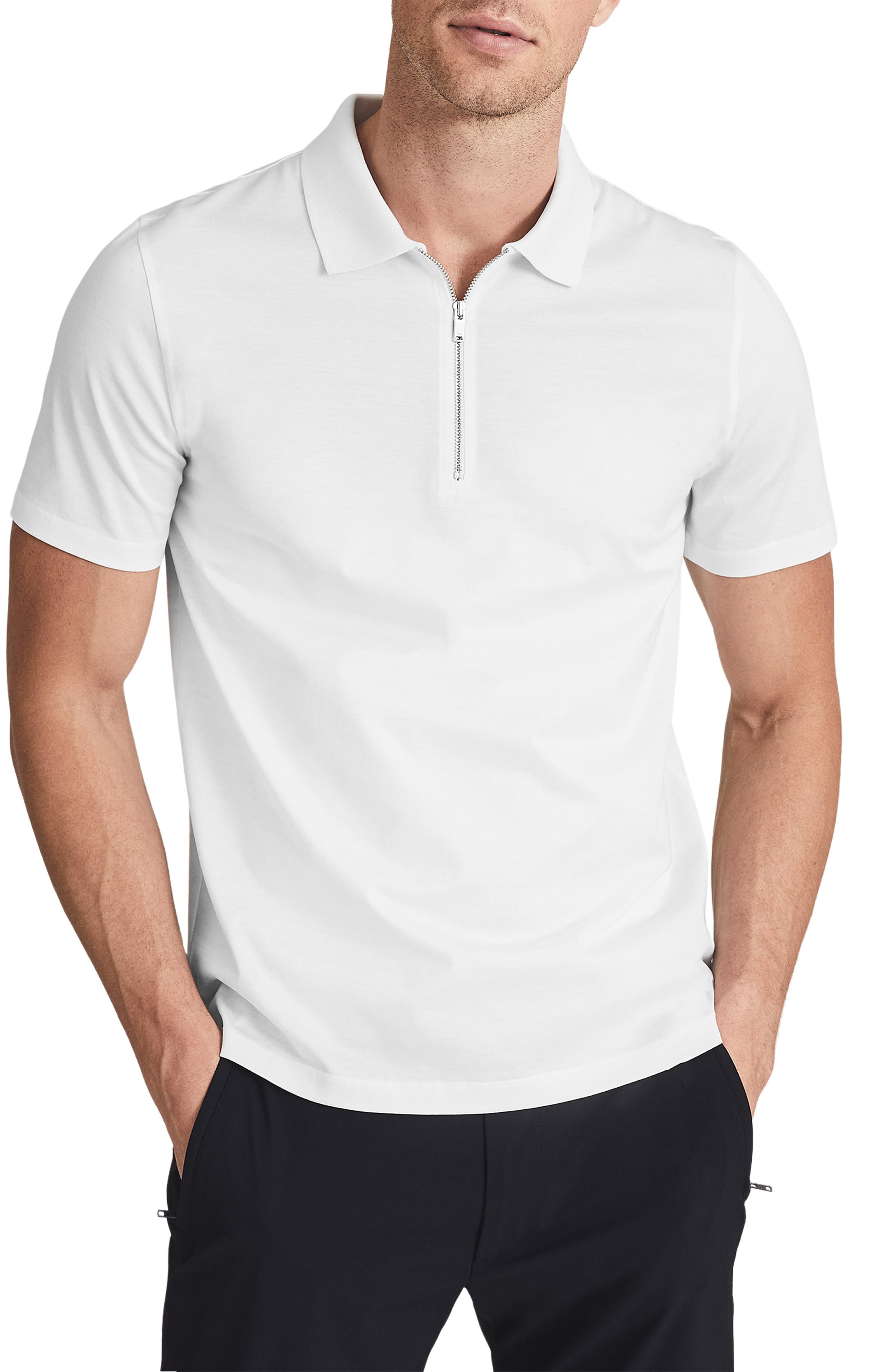 mens white polo shirts near me