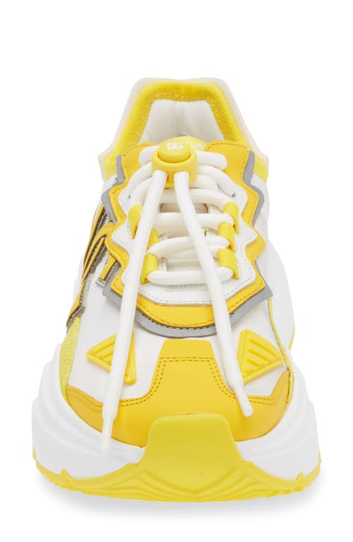 Shop Dolce & Gabbana Dolce&gabbana Daymaster Sneaker In Yellow/white