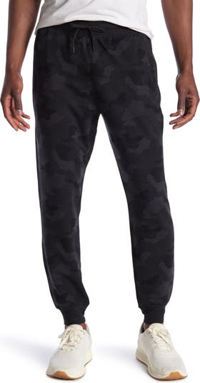 Ankle Zip Heather Brushed Terry Drawstring Jogger - Storm
