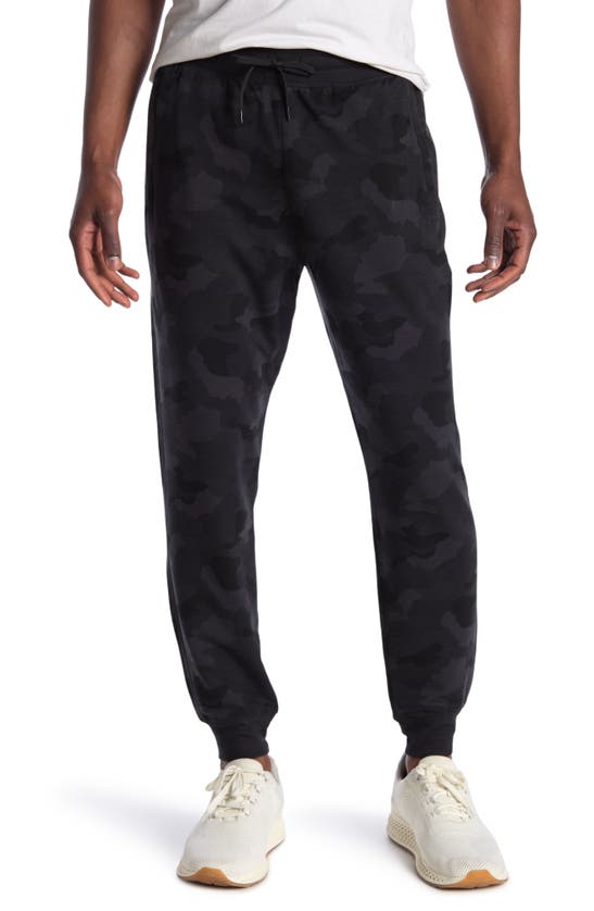 90 Degree By Reflex Terry Joggers In Camo Black Combo