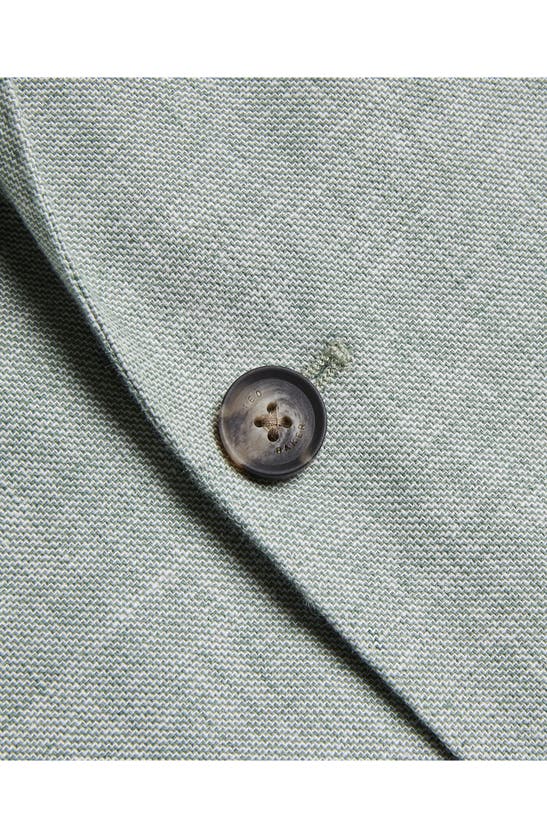 Shop Ted Baker Damaskj Slim Fit Linen & Cotton Sport Coat In Olive