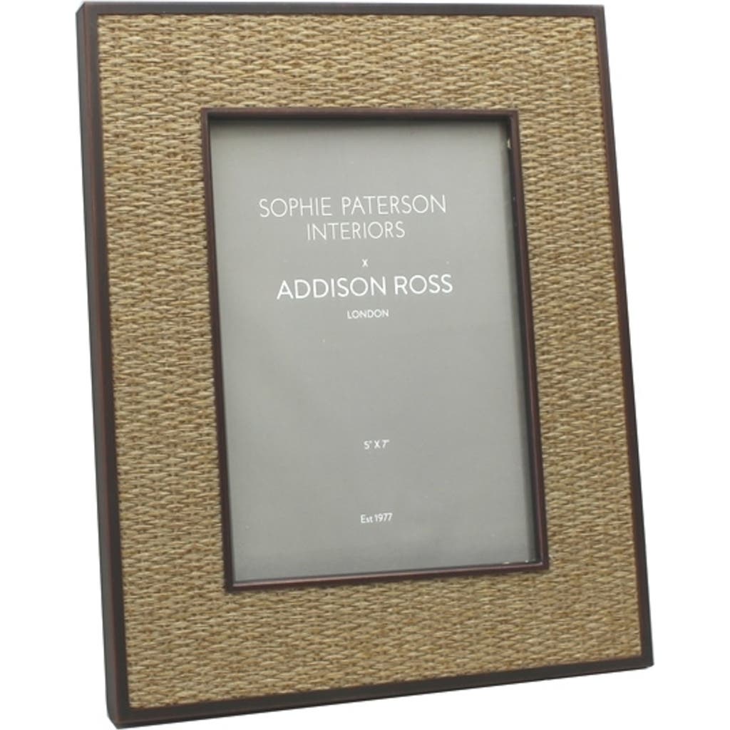 Addison Ross London X Sophie Paterson Rattan Picture Frame In Brown