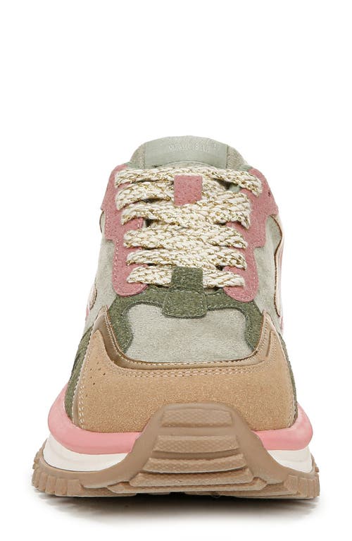 Blowfish Footwear Leo Sneaker In Sage/berry Microsuede