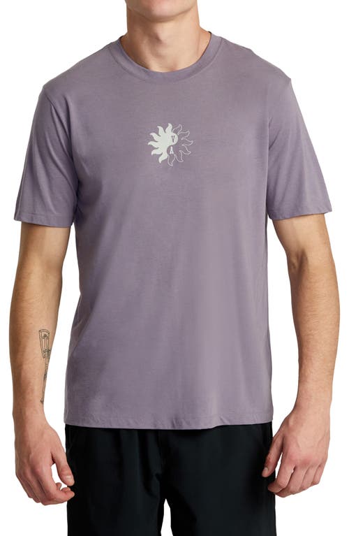 RVCA Bloomin Performance Graphic T-Shirt Purple Sage at Nordstrom,