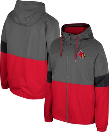 Colosseum Athletics Louisville Cardinals Silberman Color Block Full-zip  Jacket At Nordstrom in Black for Men