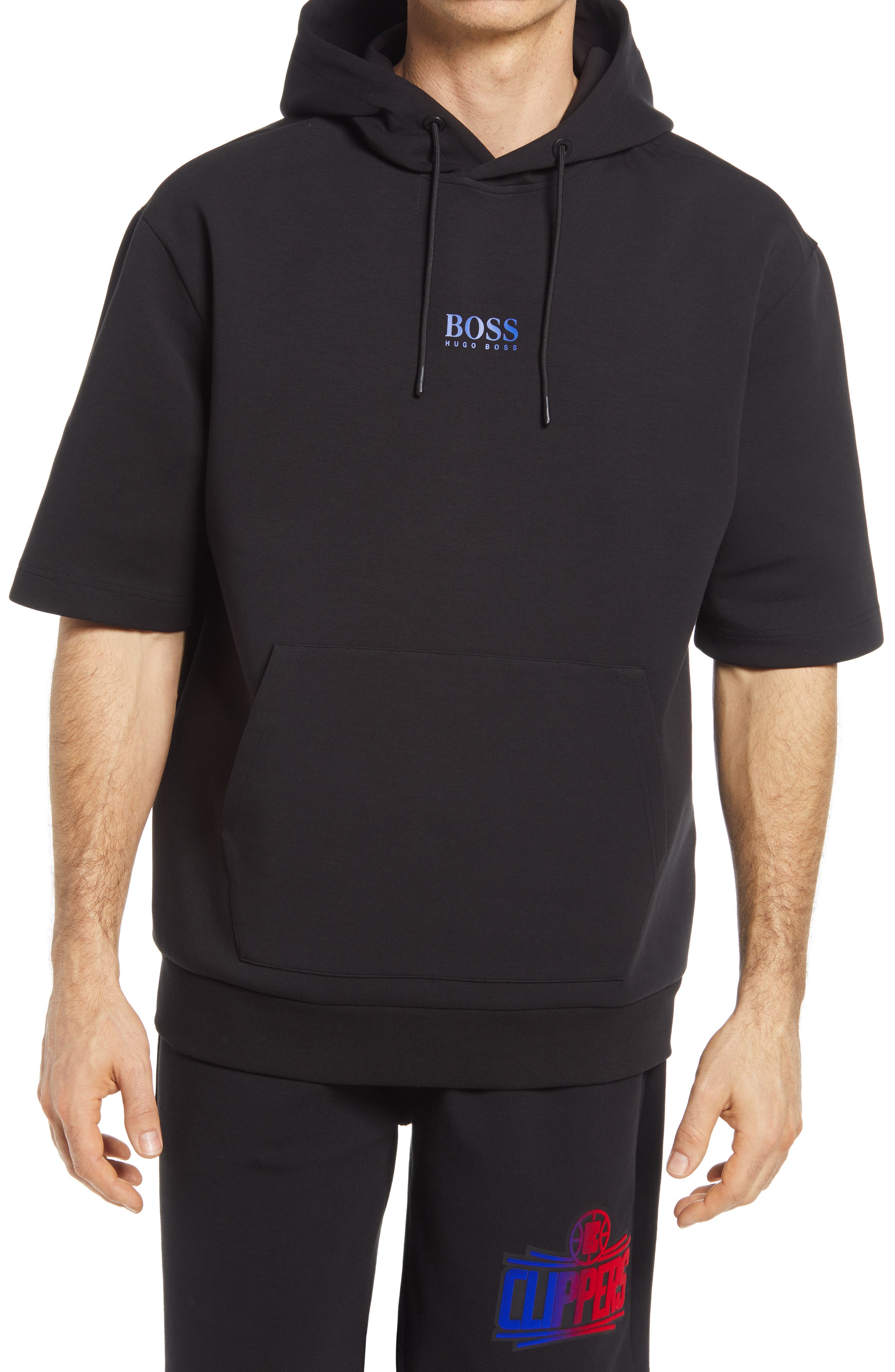 hugo boss short sleeve hoodie