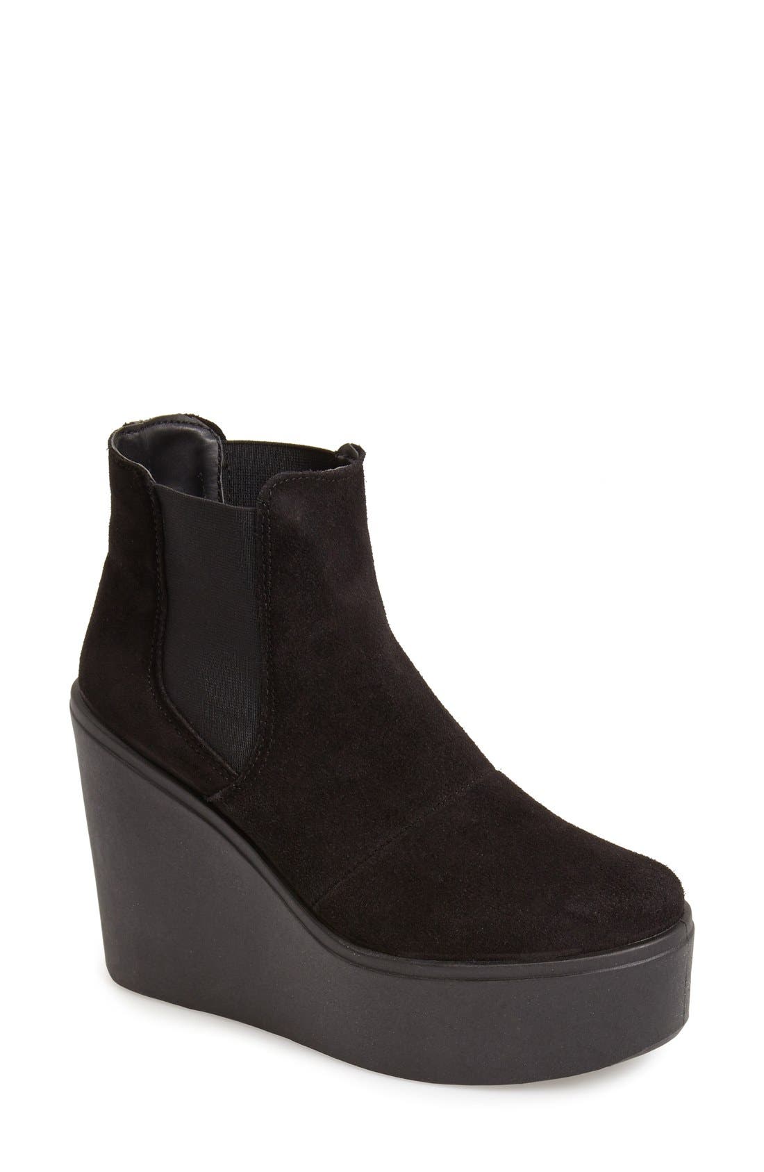 'Helter' Suede Platform Wedge Ankle Boot (Women) Nordstrom