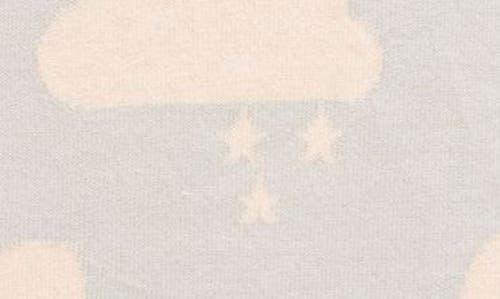 Pink Lemonade Dreamy Clouds Organic Cotton Baby Blanket & Travel Pouch Set In Baby Pink
