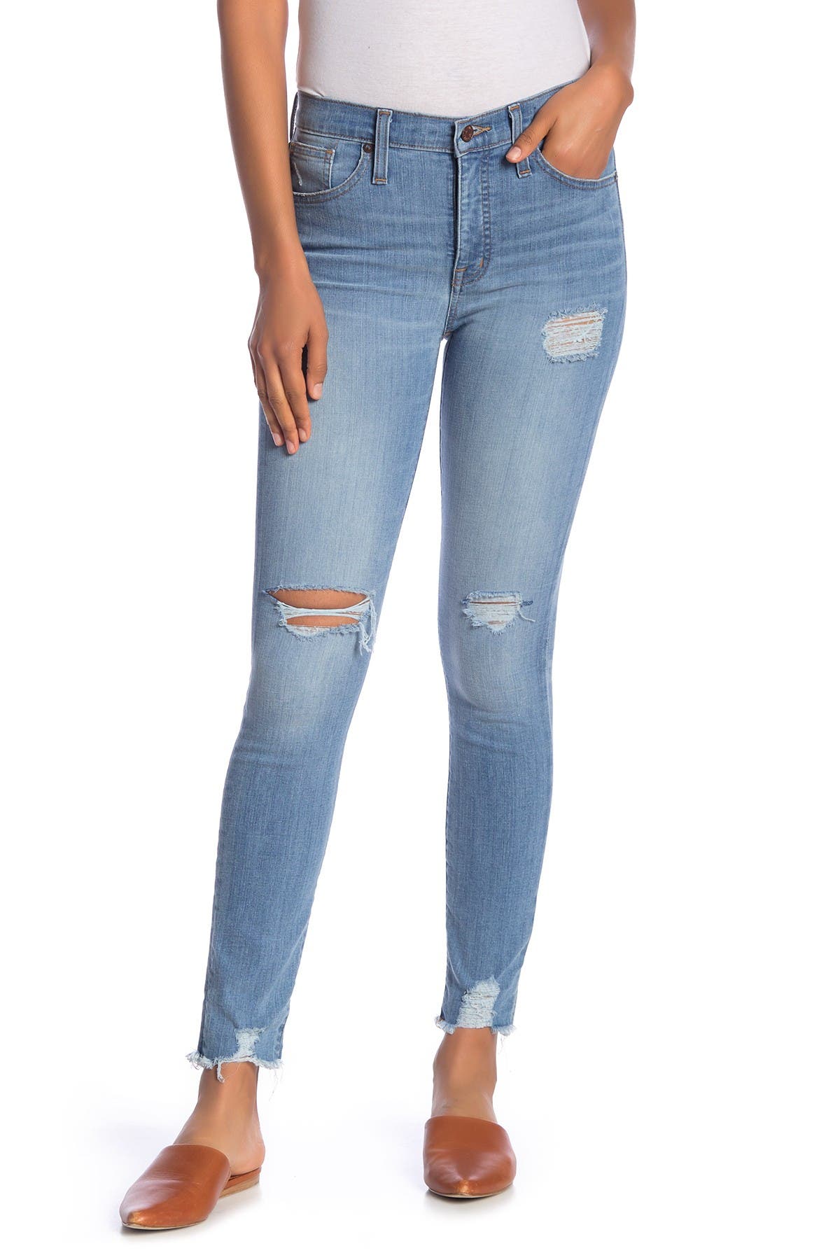 madewell distressed jeans