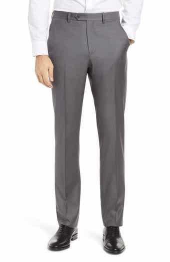 Ted baker london jefferson flat front wool trousers Clearance