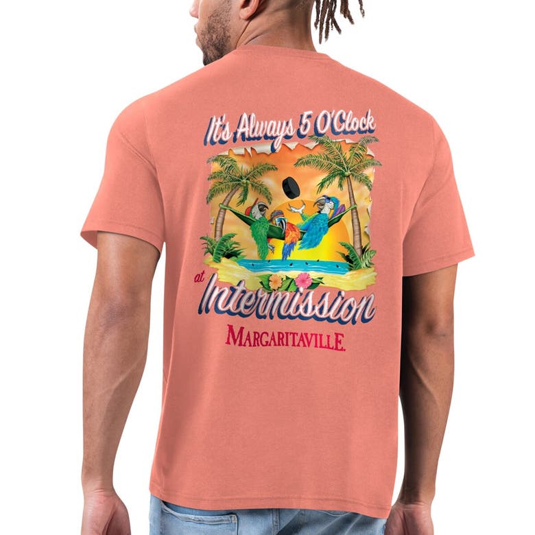 Shop Margaritaville Orange New York Rangers T-shirt