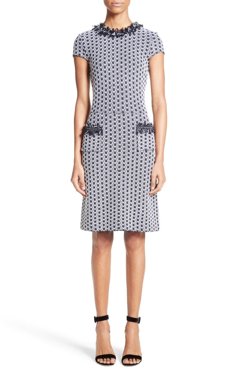 St. John Collection Aadi Tweed Knit Dress Nordstrom