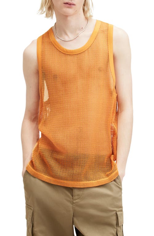 AllSaints Anderson Open Stitch Cotton Tank at Nordstrom,