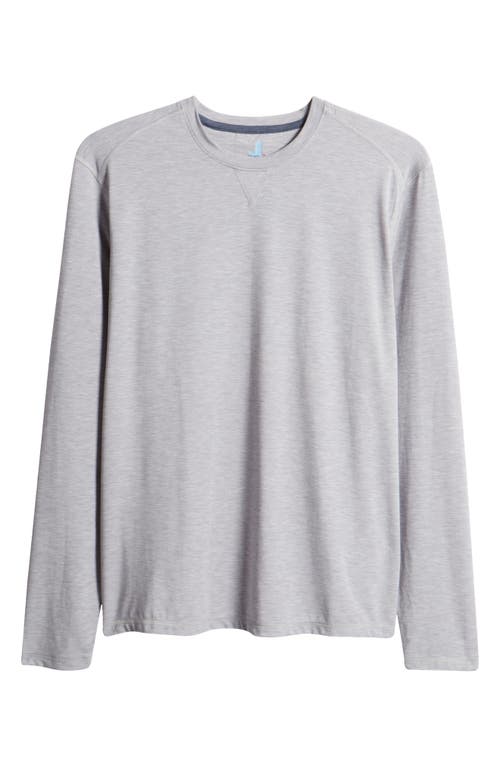 Johnnie-o Course Long Sleeve Performance T-shirt In Seal