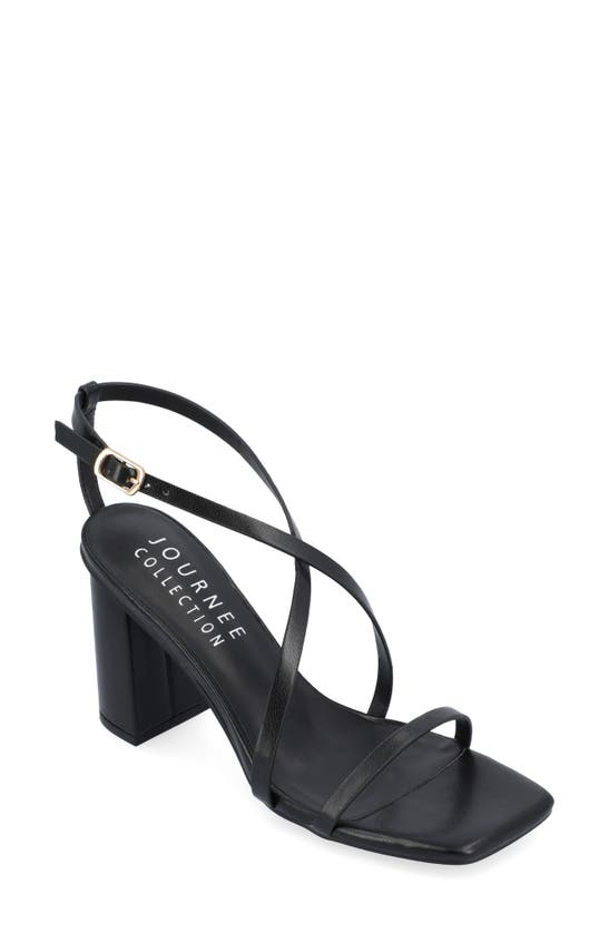 Journee Collection Tru Comfort Foam Lenorra Strappy Sandal In Black