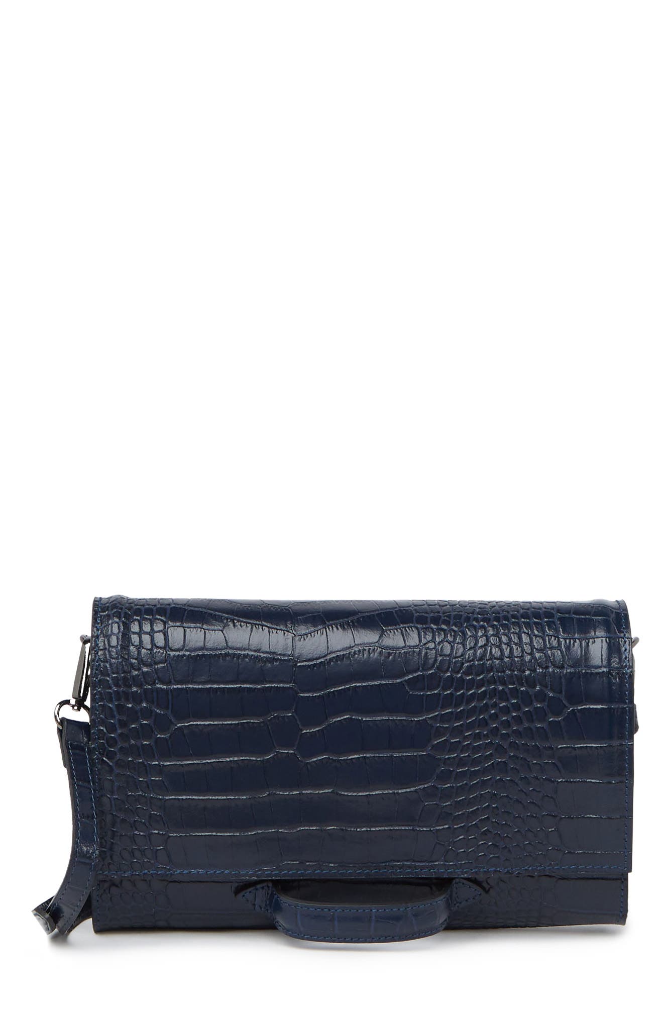 Giorgio costa leather croc best sale embossed satchel