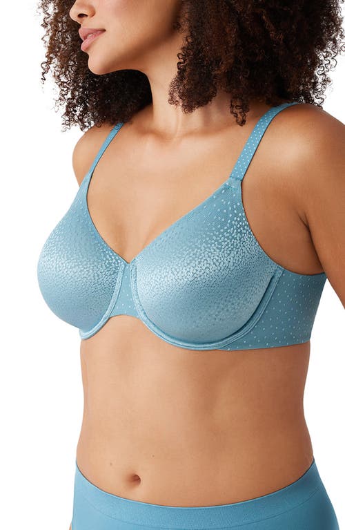 Shop Wacoal Back Appeal Smoothing Underwire Bra In Adriatic Blue