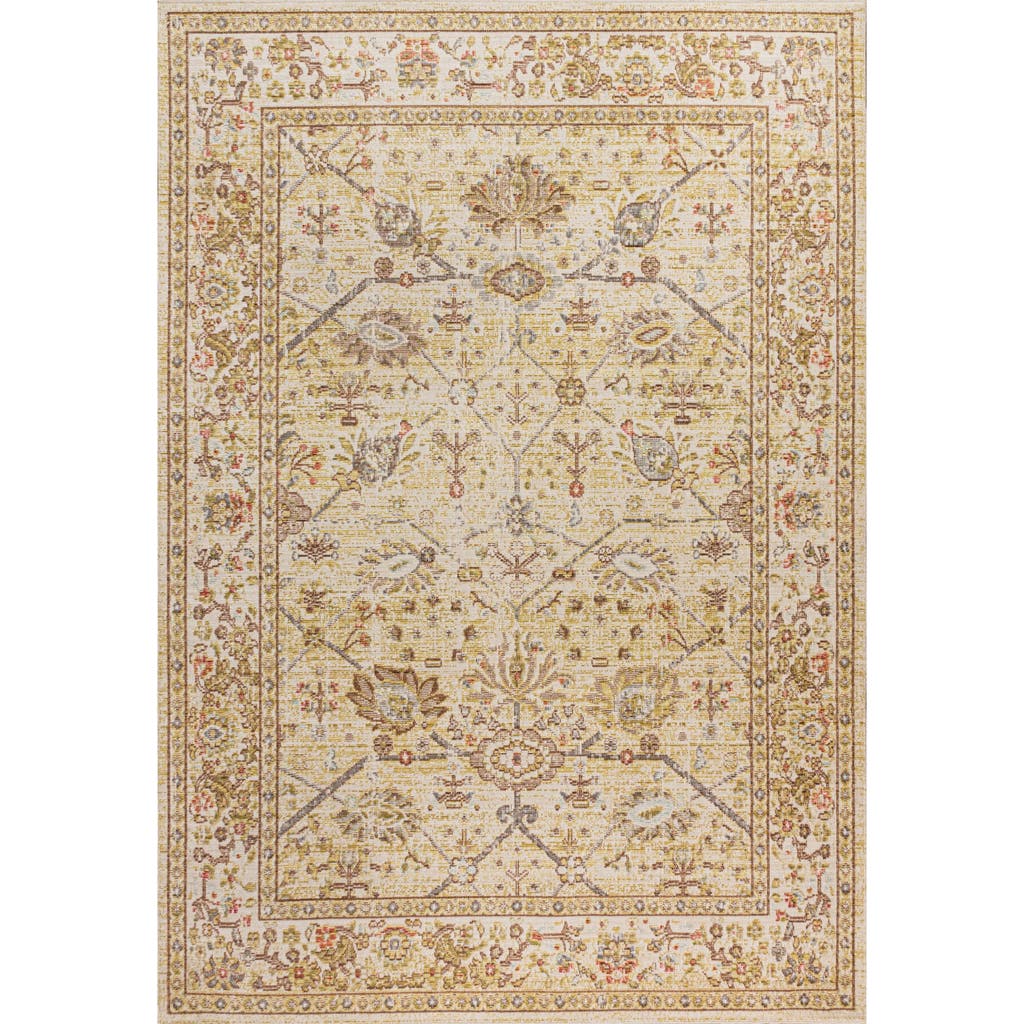 Jonathan Y Alba Modern Faded Peshawar Area Rug In Ivory