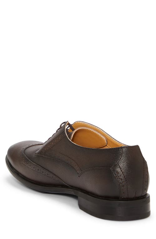 Vince Camuto Ckarl Wingtip Derby In Dark Coffee Minsco