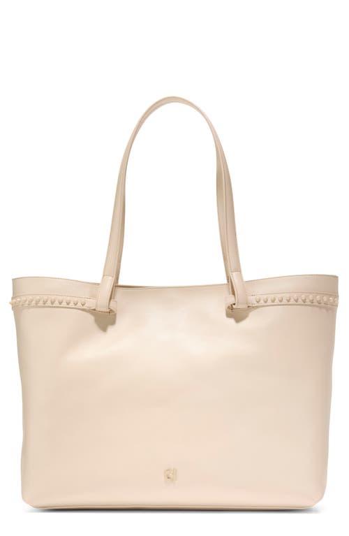 Shop Cole Haan Essential Soft Leather Tote In Sand Dollar