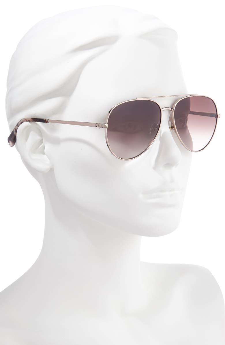 Rebecca Minkoff Stevie 63mm Oversize Gradient Aviator Sunglasses |  Nordstromrack