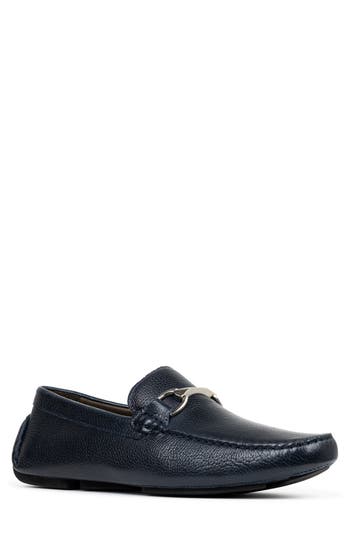 Donald Pliner Dacio Bit Driving Loafer In Navy/navy
