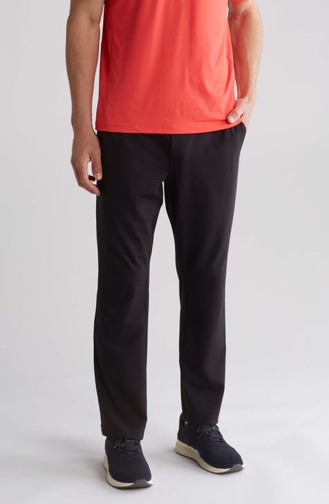 Men's Black Commuter Pants, Pants with Zip Pockets