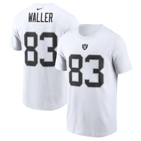 Nike Boys Youth Heathered Black, White Las Vegas Raiders Colorblock Team  Name T-shirt