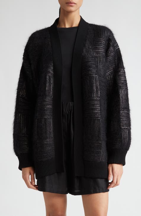 Estonia Textured Sequin Knit Cardigan
