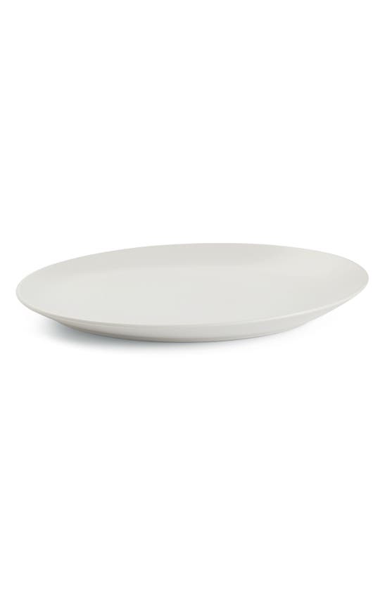 Nambe Orbit Stoneware Platter In White