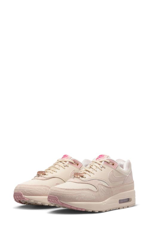 Shop Nike X Serena Williams Design Air Max 1 Sneaker In Particle Beige/rust Pink