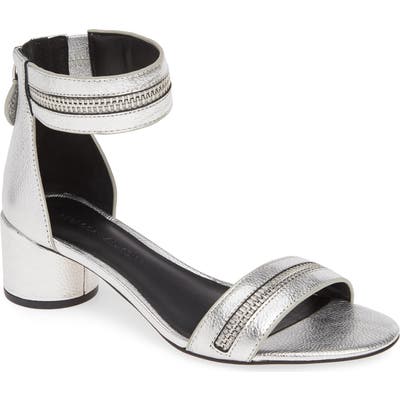 Rebecca Minkoff Ortenne Ankle Strap Sandal- Metallic