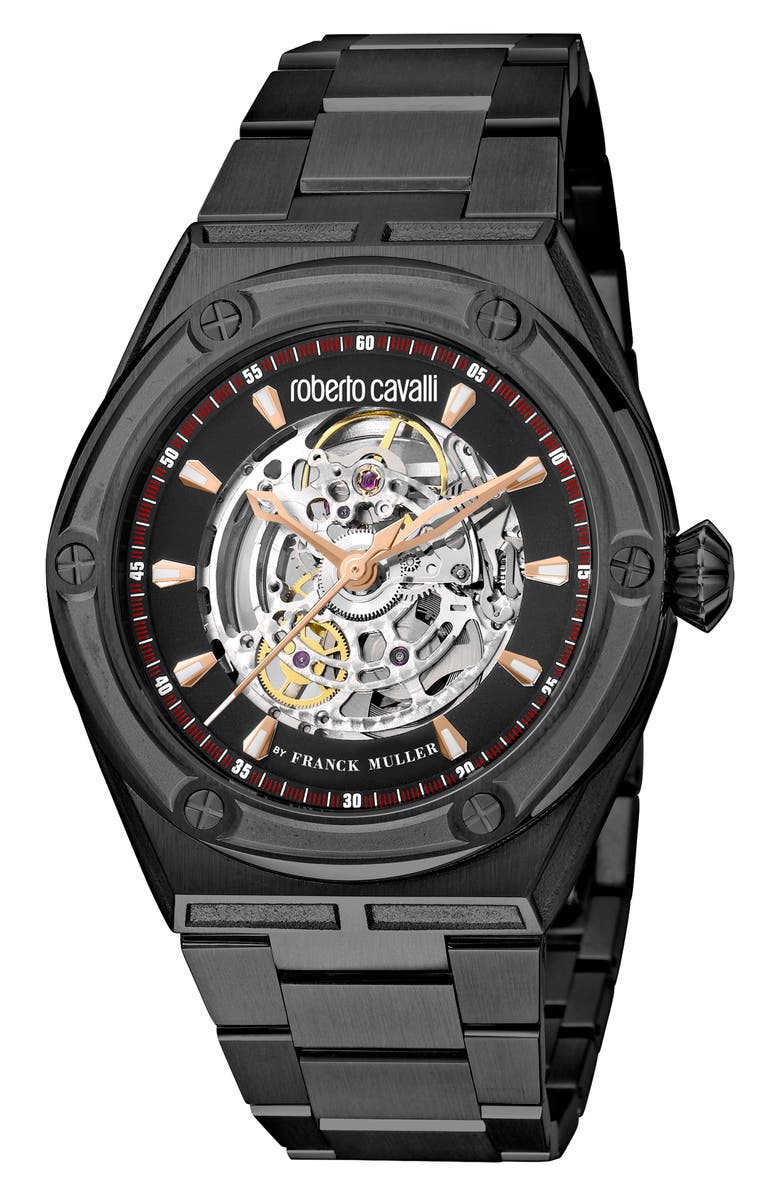 Roberto Cavalli by Franck Muller Scala Automatic Bracelet Watch, 45mm ...