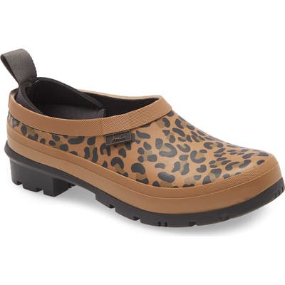 Joules Rain Boot Clog, Brown