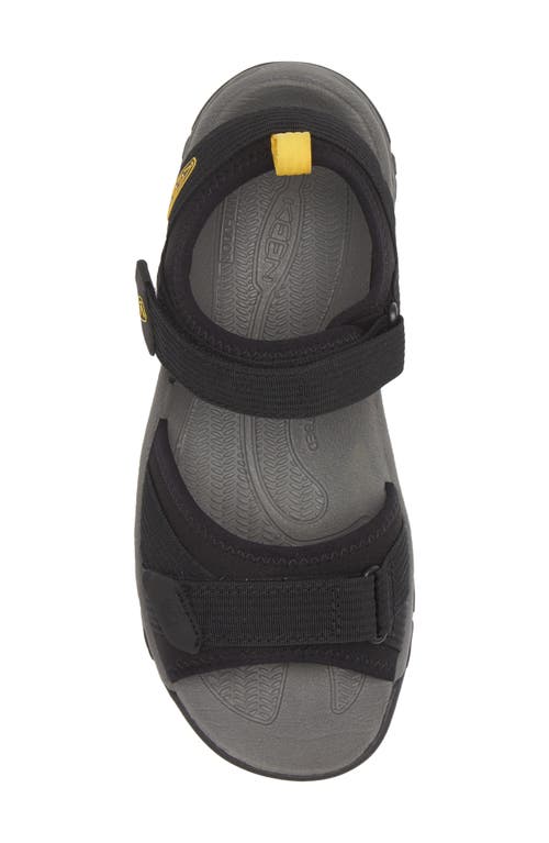 Shop Keen Targhee Iii Hiking Sandal In Black/yellow