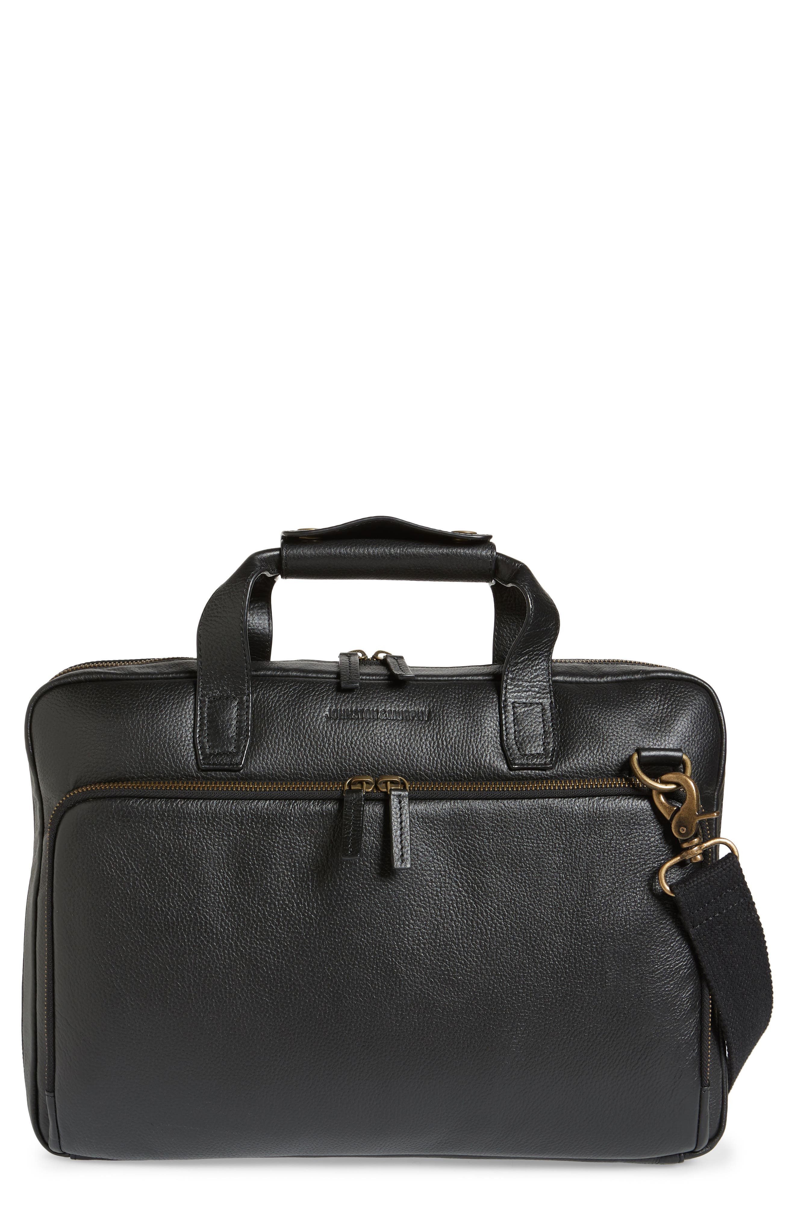 leather portfolio bag