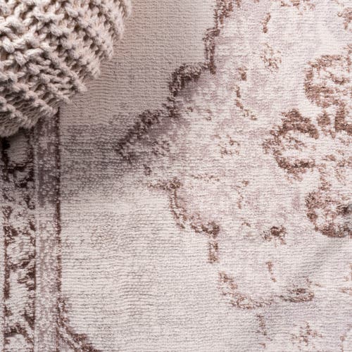 Jonathan Y Alhambra Ornate Medallion Modern Area Rug In Cream/red