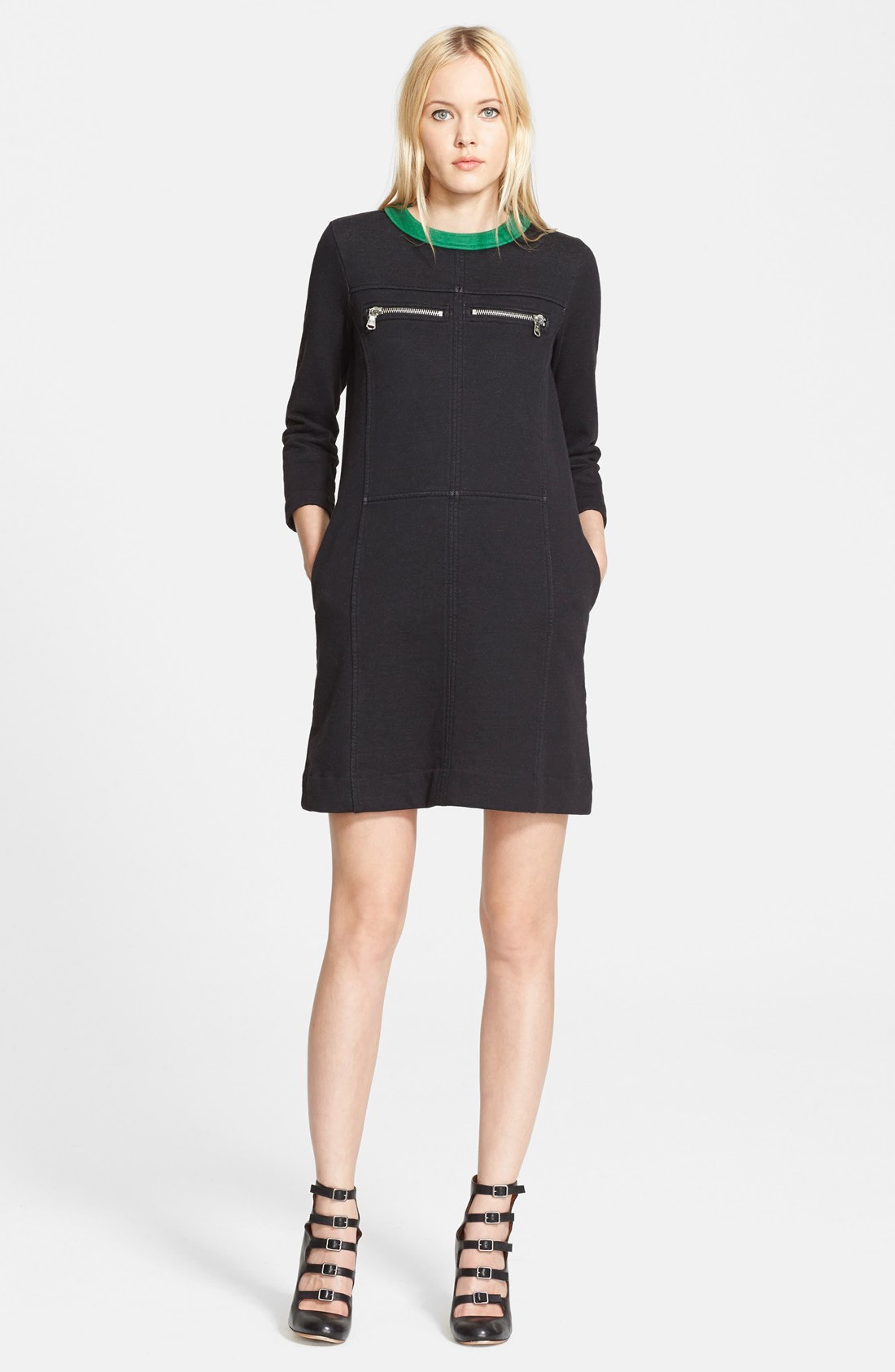 MARC BY MARC JACOBS 'Peyton' French Terry A-Line Shift Dress | Nordstrom