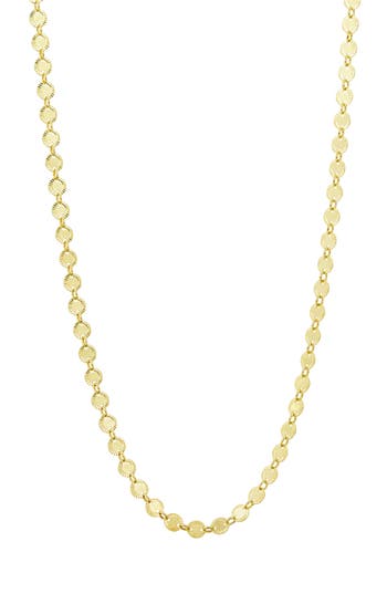 Shop Savvy Cie Jewels Italian Chain Necklace In Yellow