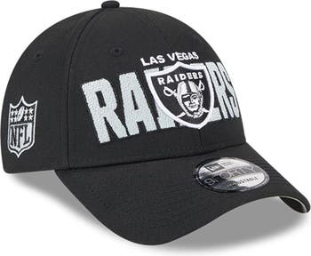 Las Vegas Raiders 2022 NFL DRAFT Black-Grey Fitted Hat