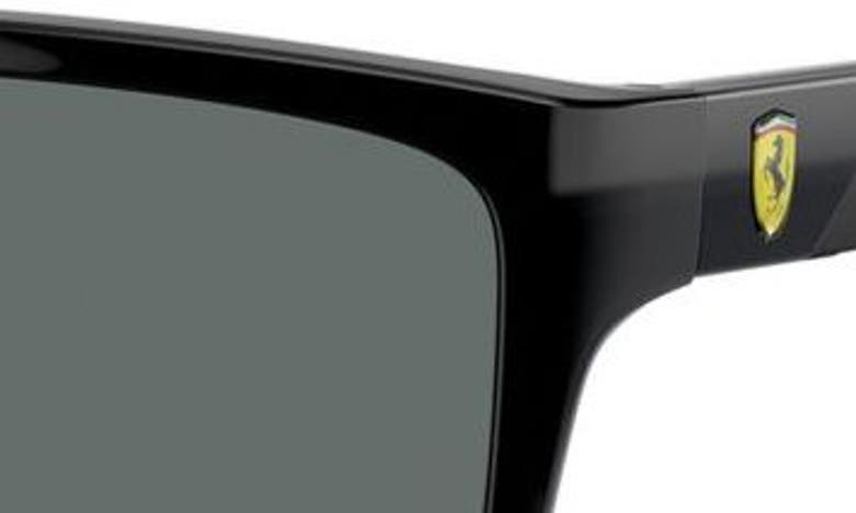 Scuderia Ferrari X 59mm Rectangular Sunglasses In Black