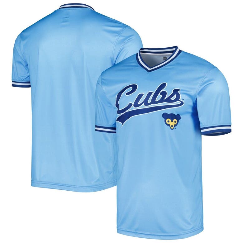 Stitches Light Blue Chicago Cubs Cooperstown Collection Team Jersey