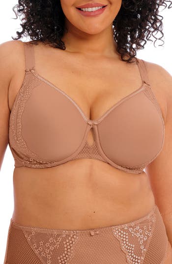 Elomi Charley Bandless Spacer Seamless Underwire Bra (4383),34G,Storm at   Women's Clothing store