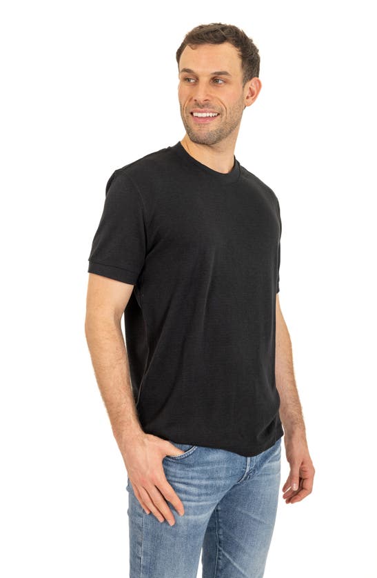 Shop Pino By Pinoporte Crewneck T-shirt In Black