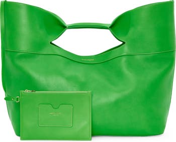 Alexander McQueen The Large Bow Leather Tote Bag