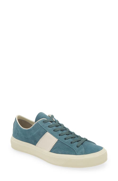 Tom Ford Cambridge Low Top Sneaker In Blue